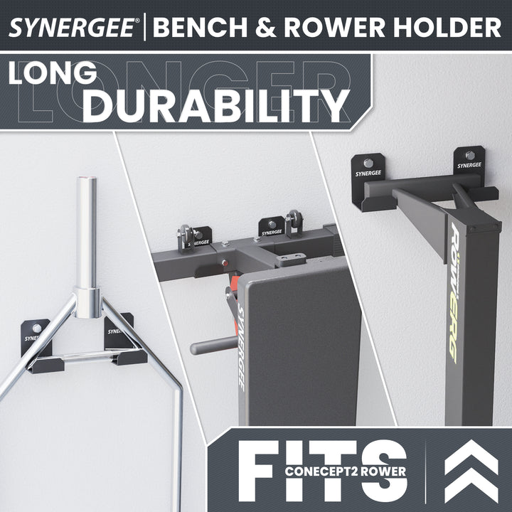 Synergee Weight Bench or Rower Storage Rack - Small