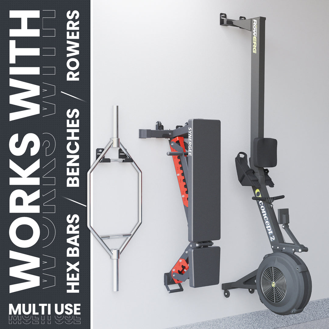 Synergee Weight Bench or Rower Storage Rack - Small