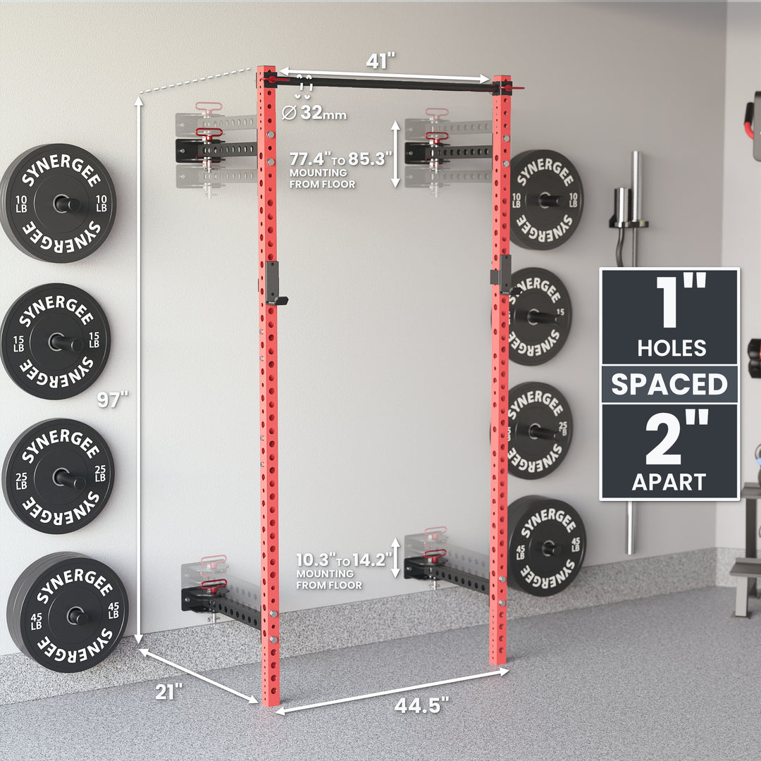 Synergee 2200 Series Folding Squat Rack