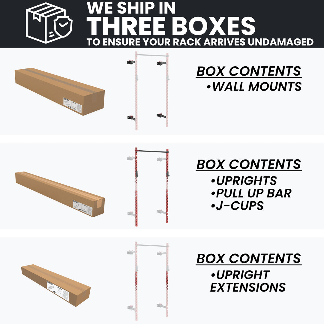 Synergee 2200 Series Folding Squat Rack