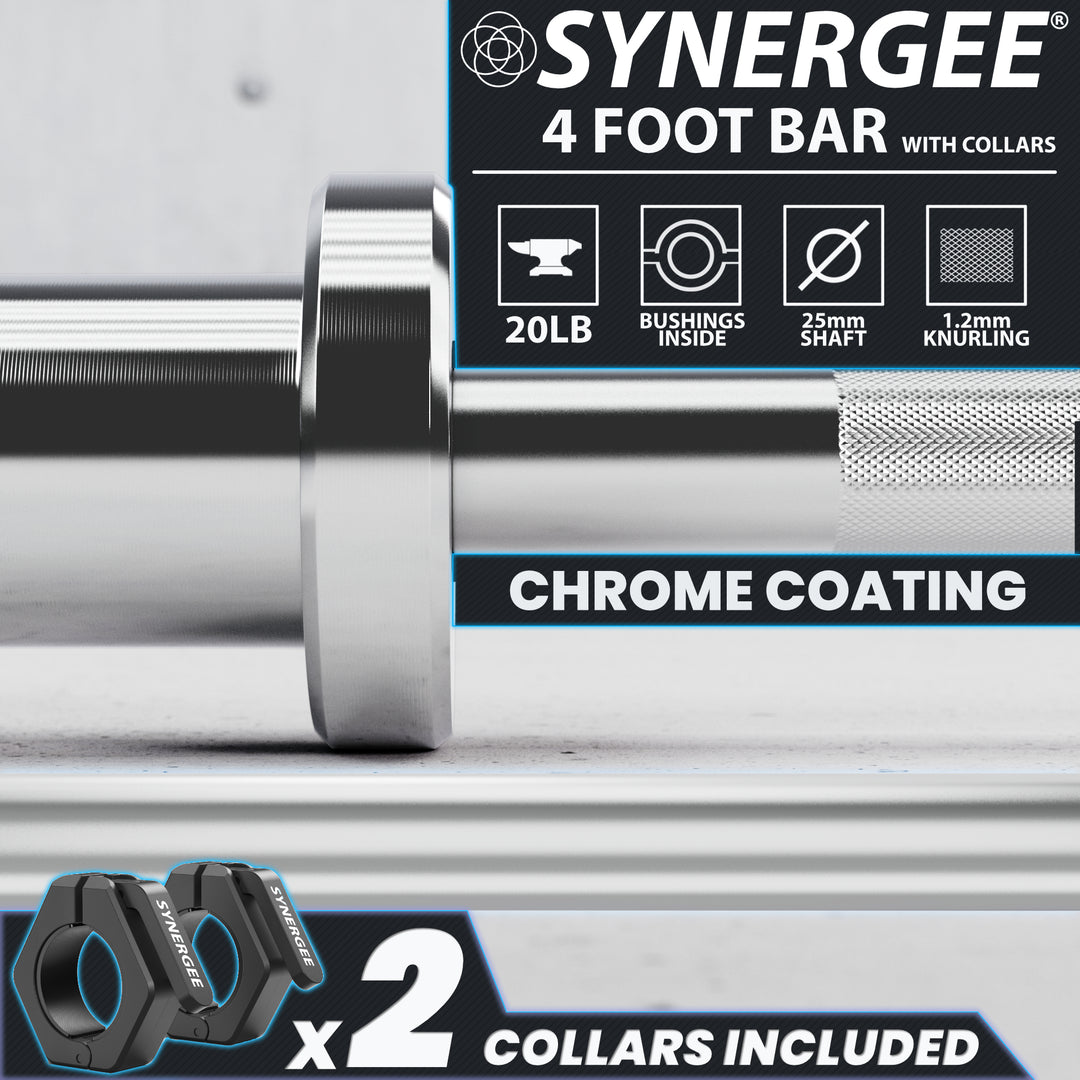 Synergee 4-Foot Barbell