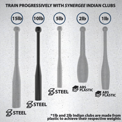 Synergee Indian Clubs