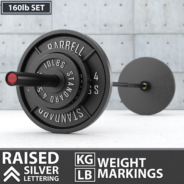 Synergee Standard Metal Weight Plates