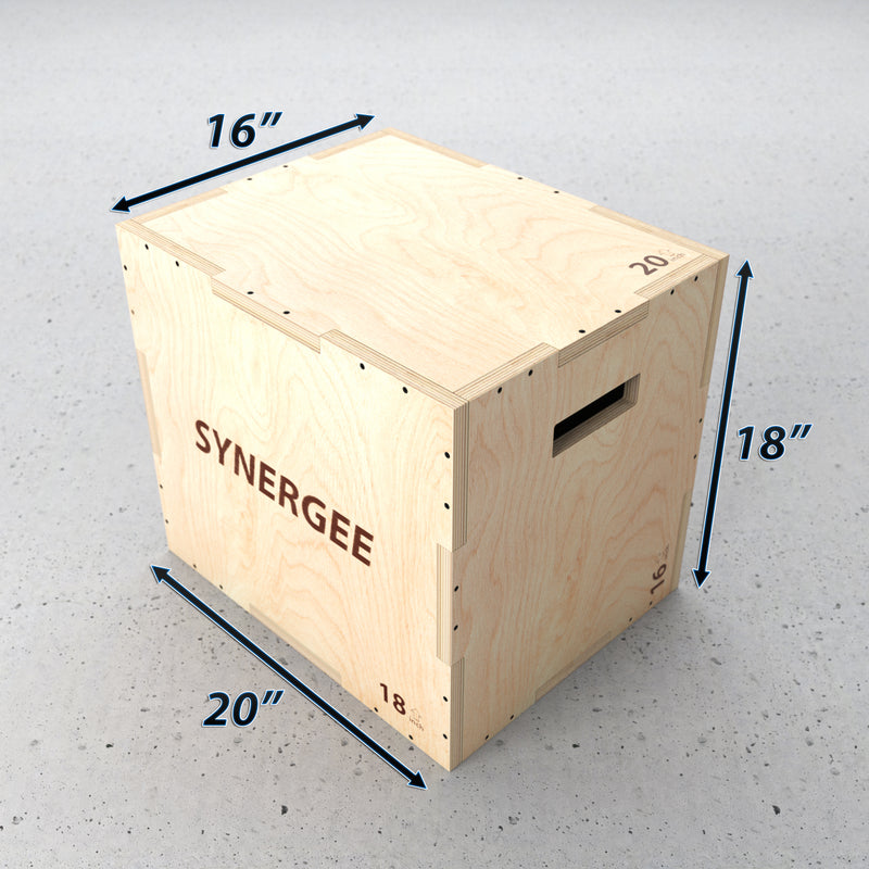 Synergee 3-in-1 Wood Plyo Boxes