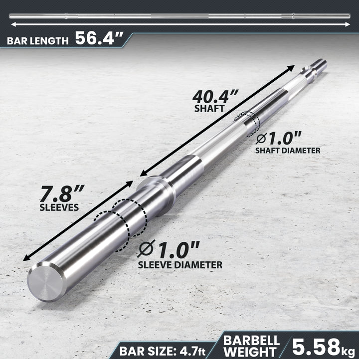 Synergee 1" Barbell