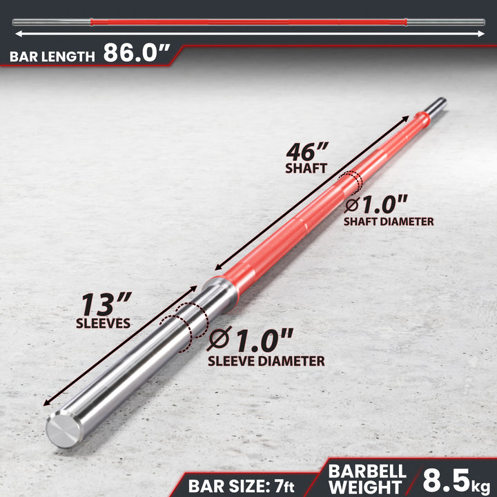 Synergee 1" Barbell