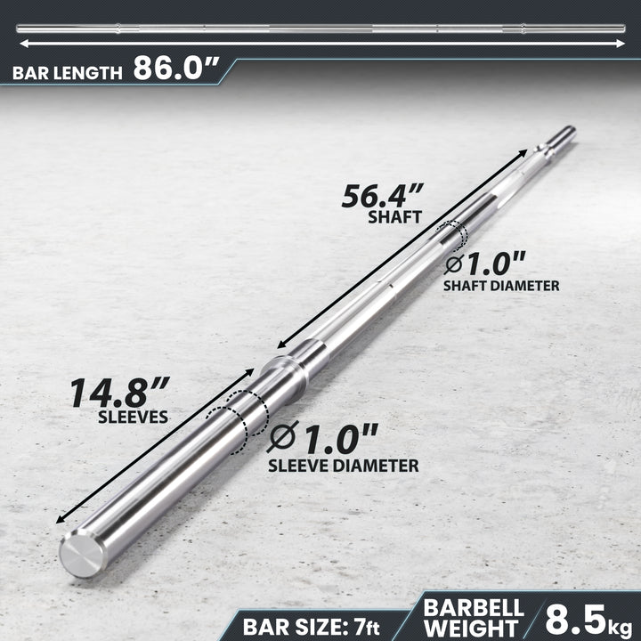 Synergee 1" Barbell