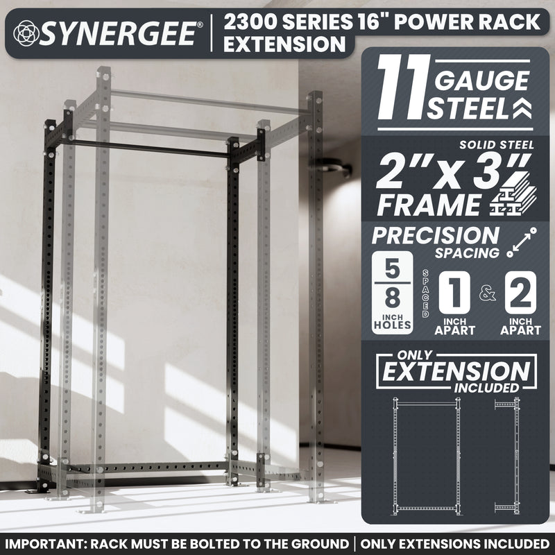 Synergee 2300 Series Upright Extensions