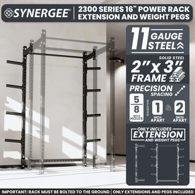 Synergee 2300 Series Upright Extensions