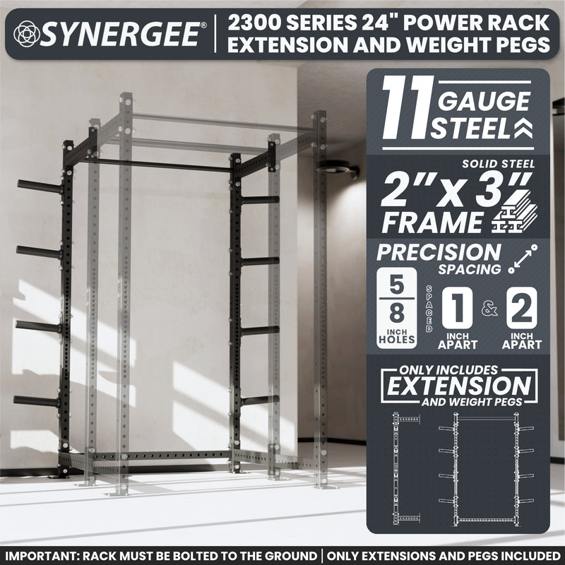 Synergee 2300 Series Upright Extensions