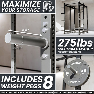 Synergee 2300 Series Upright Extensions