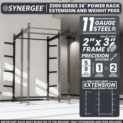 Synergee 2300 Series Upright Extensions