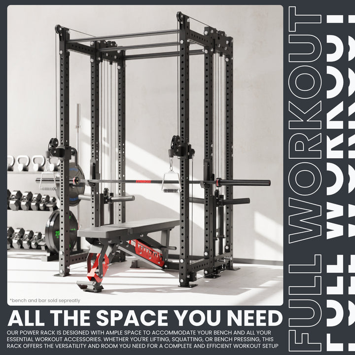Synergee 2300 Series Power Cage with Plate Loaded Cable Cross Overs