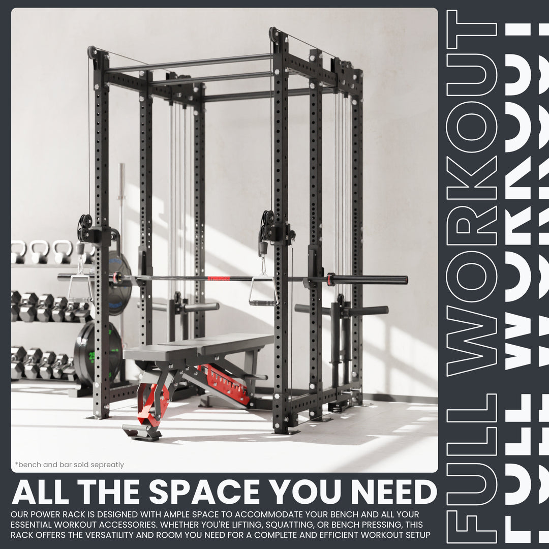 Synergee 2300 Series Power Cage with Plate Loaded Cable Cross Overs