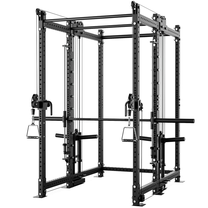 Synergee 2300 Series Power Cage with Plate Loaded Cable Cross Overs and Smith Machine