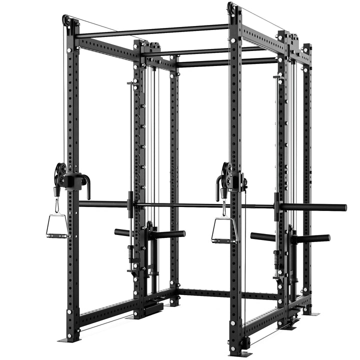 Synergee 2300 Series Power Cage with Plate Loaded Cable Cross Overs and Smith Machine