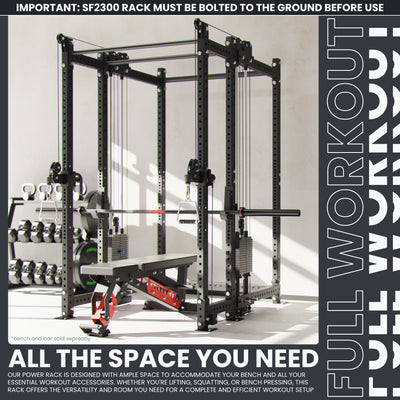 Synergee 2300 Series Power Cage with Synchronized Loaded Cable Cross Overs