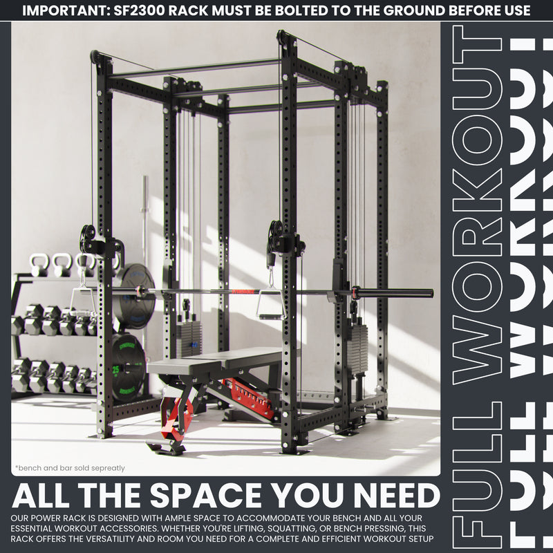 Synergee 2300 Series Power Cage with Synchronized Loaded Cable Cross Overs