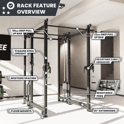 Synergee 2300 Series Power Cage with Synchronized Loaded Cable Cross Overs