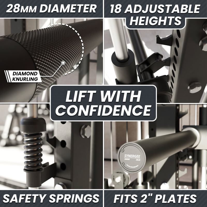 Synergee 2300 Series Power Cage with Smith Machine