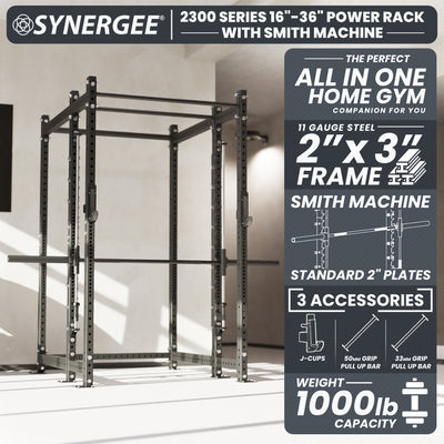 Synergee 2300 Series Power Cage with Smith Machine