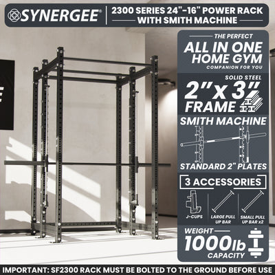 Synergee 2300 Series Power Cage with Smith Machine