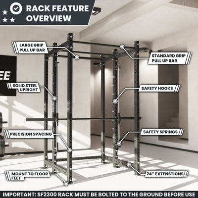 Synergee 2300 Series Power Cage with Smith Machine