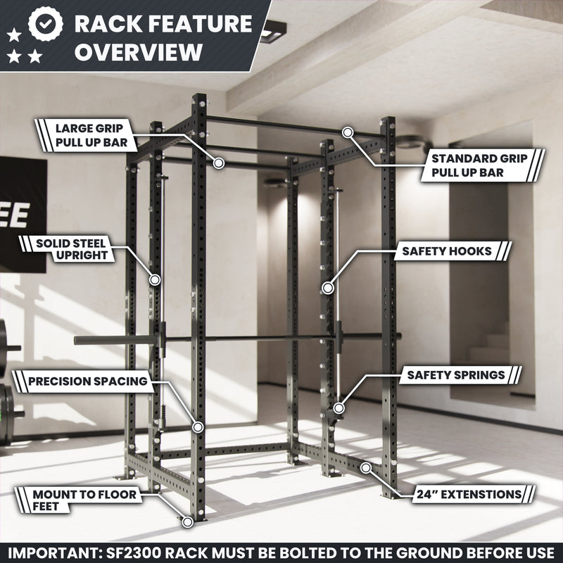Synergee 2300 Series Power Cage with Smith Machine