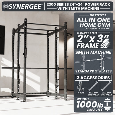Synergee 2300 Series Power Cage with Smith Machine