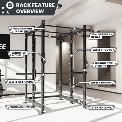 Synergee 2300 Series Power Cage with Smith Machine
