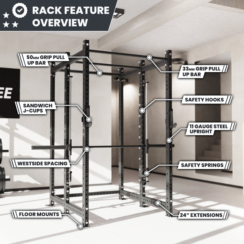 Synergee 2300 Series Power Cage with Smith Machine