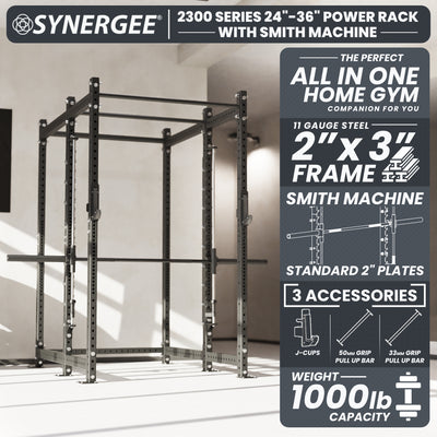 Synergee 2300 Series Power Cage with Smith Machine