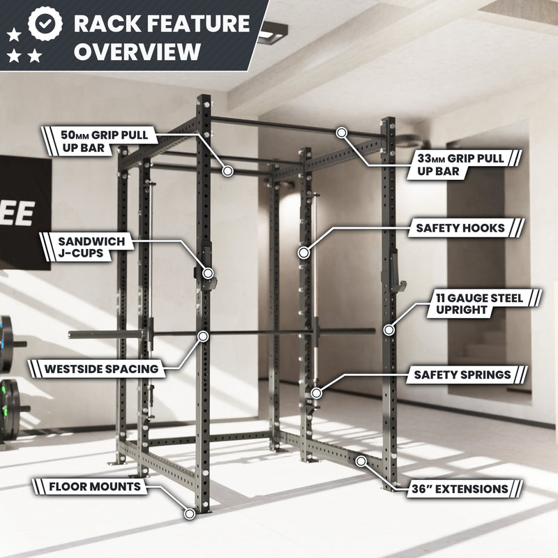 Synergee 2300 Series Power Cage with Smith Machine