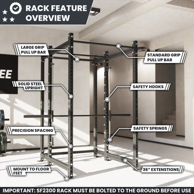 Synergee 2300 Series Power Cage with Smith Machine