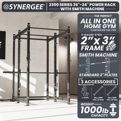 Synergee 2300 Series Power Cage with Smith Machine