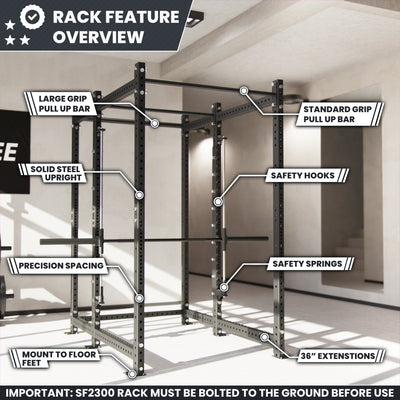 Synergee 2300 Series Power Cage with Smith Machine