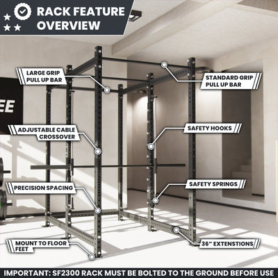 Synergee 2300 Series Power Cage with Smith Machine