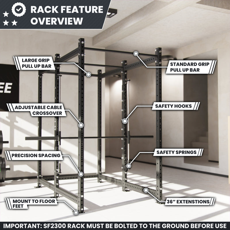 Synergee 2300 Series Power Cage with Smith Machine