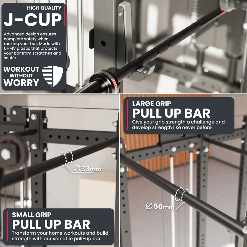Synergee 2300 Series Power Cage with Synchronized Loaded Cable Cross Overs