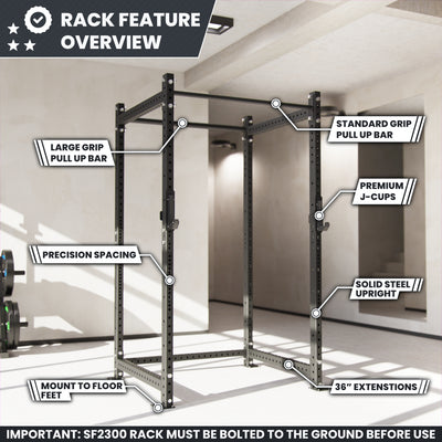 Synergee 2300 Series Power Rack Cage