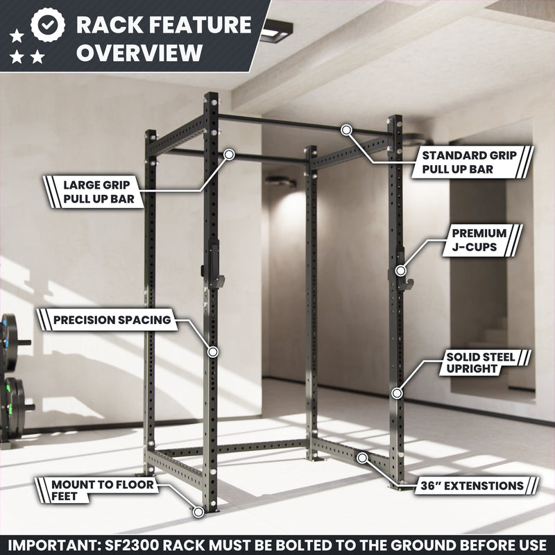 Synergee 2300 Series Power Rack Cage