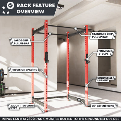 Synergee 2300 Series Power Rack Cage