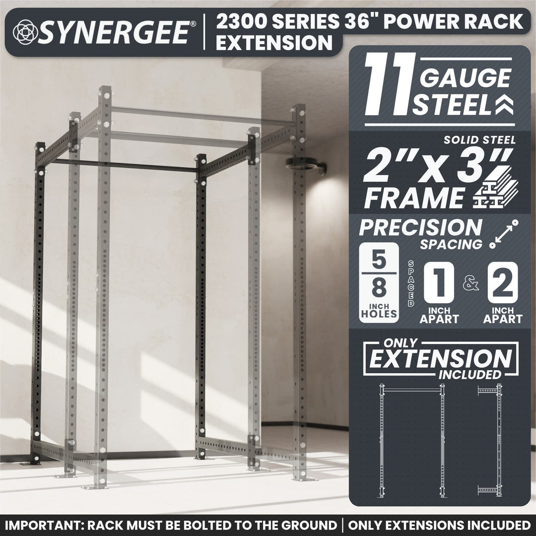 Synergee 2300 Series Upright Extensions