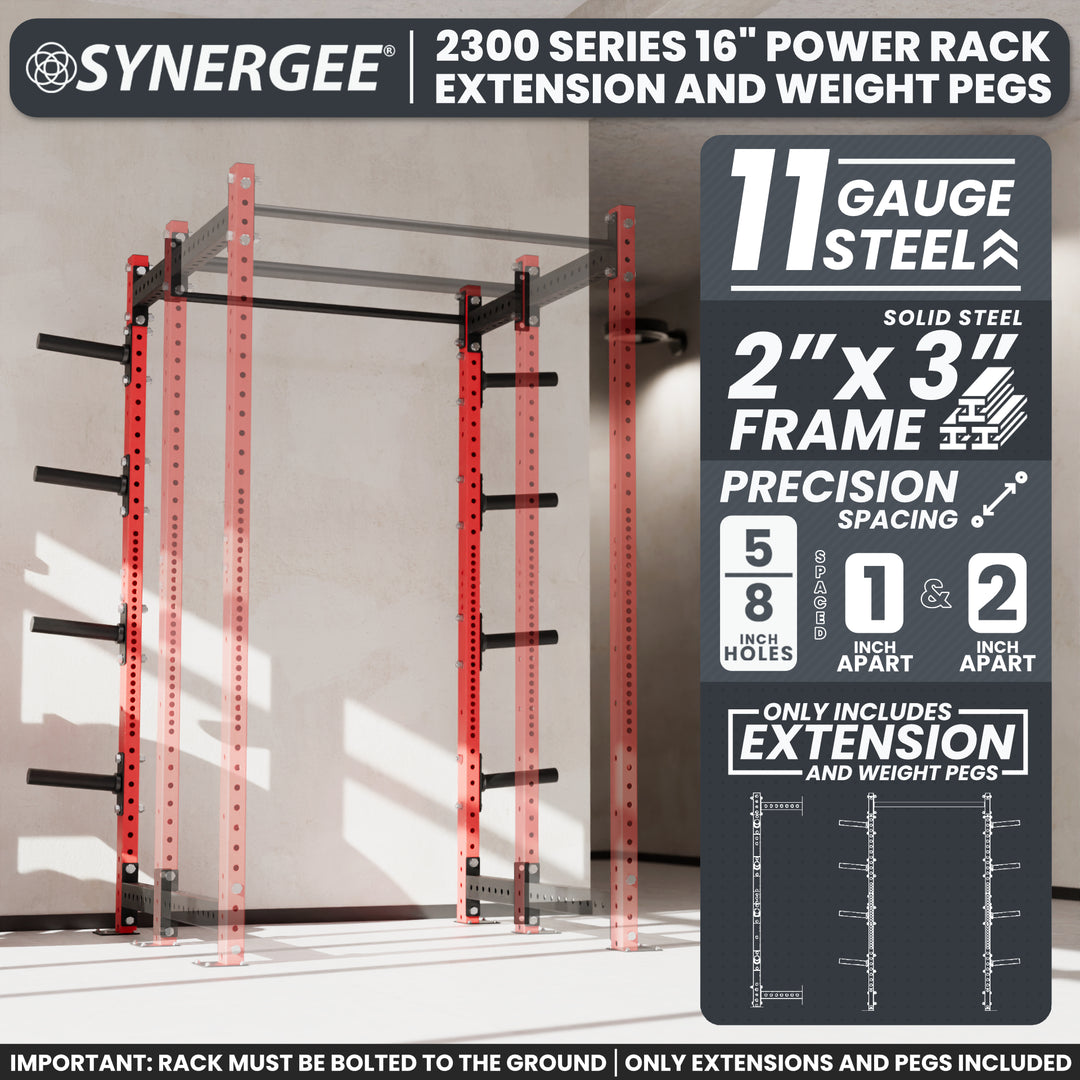 Synergee 2300 Series Upright Extensions