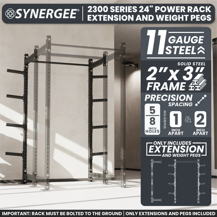 Synergee 2300 Series Upright Extensions