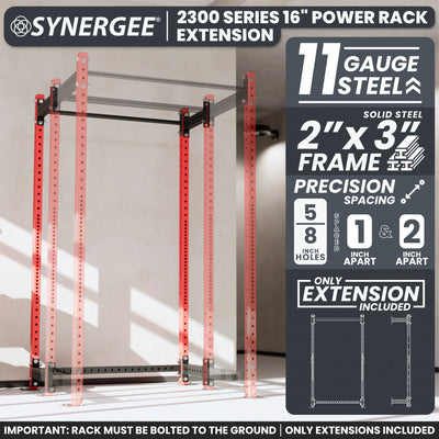 Synergee 2300 Series Upright Extensions