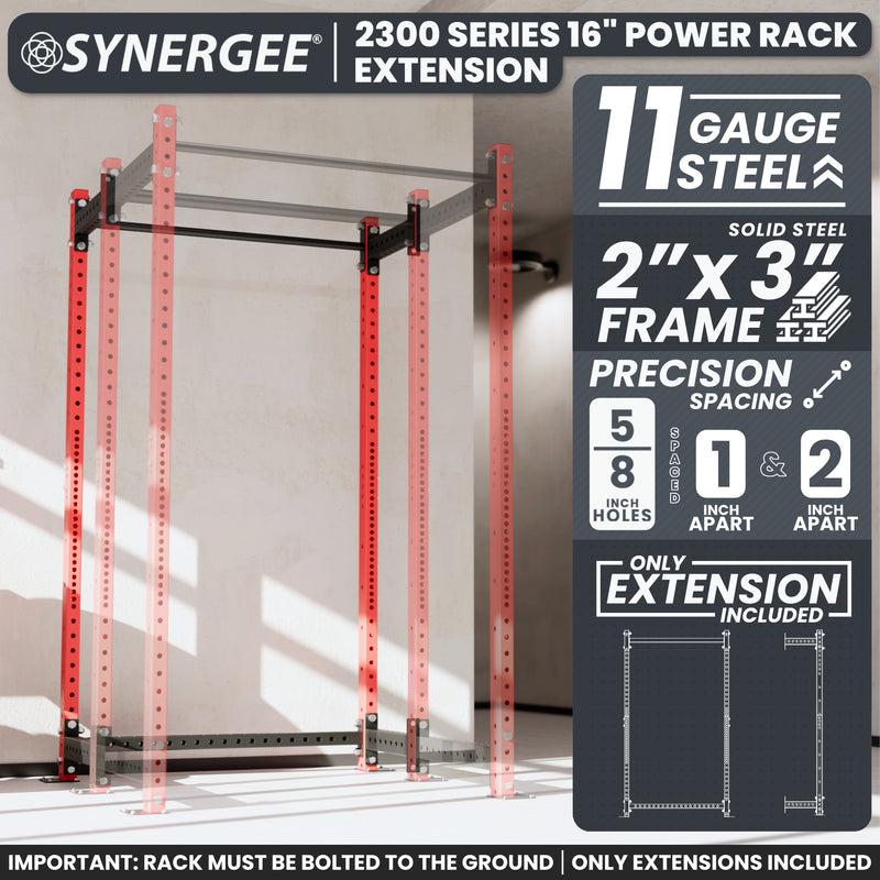 Synergee 2300 Series Upright Extensions