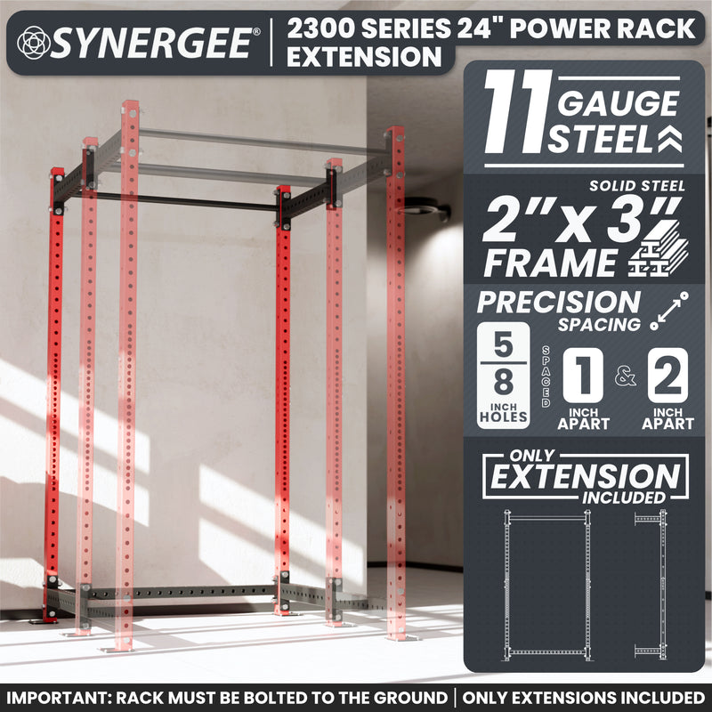 Synergee 2300 Series Upright Extensions