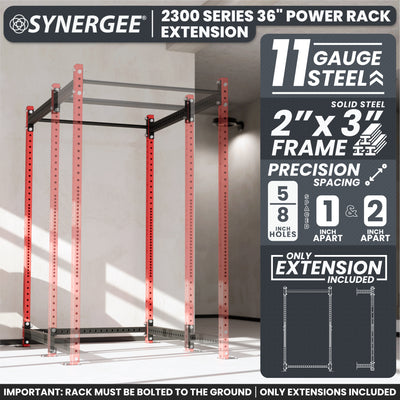 Synergee 2300 Series Upright Extensions