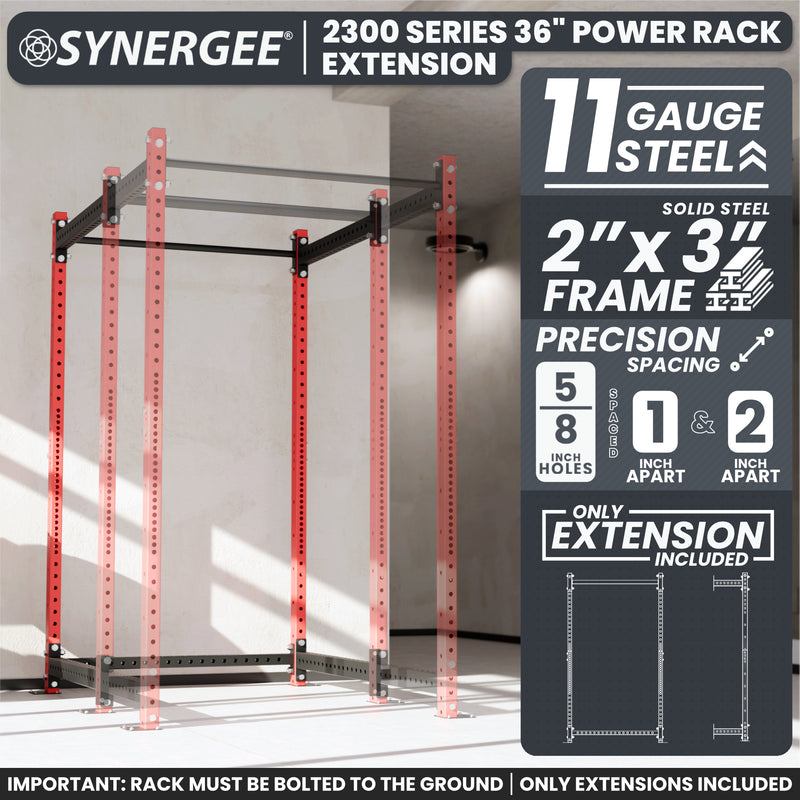 Synergee 2300 Series Upright Extensions